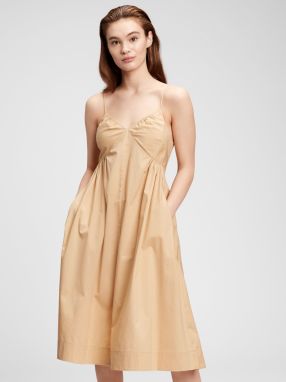 GAP šaty Deep Cami Midi šaty - dámske