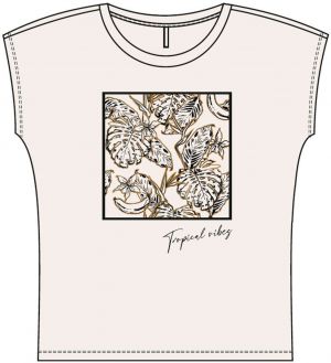 WOMEN'S T-SHIRT L-TS-4093 WHITE
