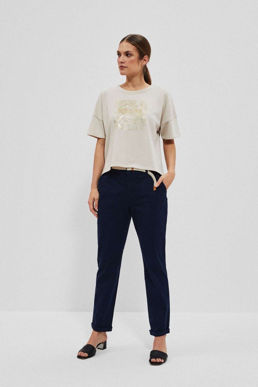 WOMEN TROUSERS L-SP-4014 NAVY