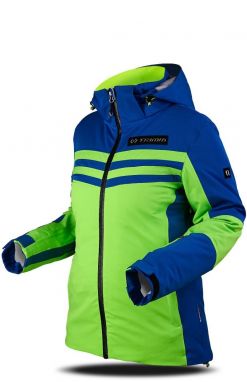Jacket Trimm W ILUSION signal green/ jeans blue