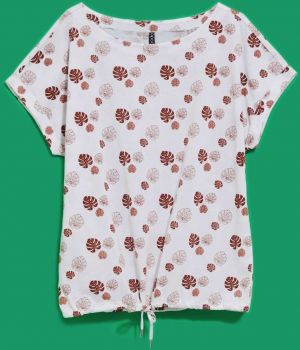 WOMEN'S T-SHIRT L-TS-4021 WHITE