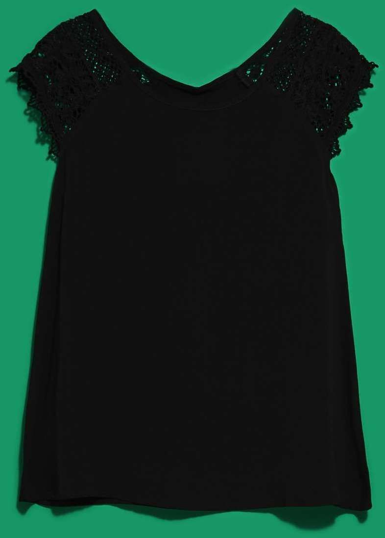WOMEN'S T-SHIRT L-TS-4031 BLACK