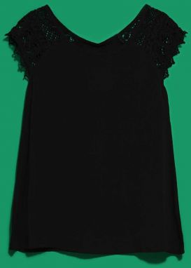 WOMEN'S T-SHIRT L-TS-4031 BLACK