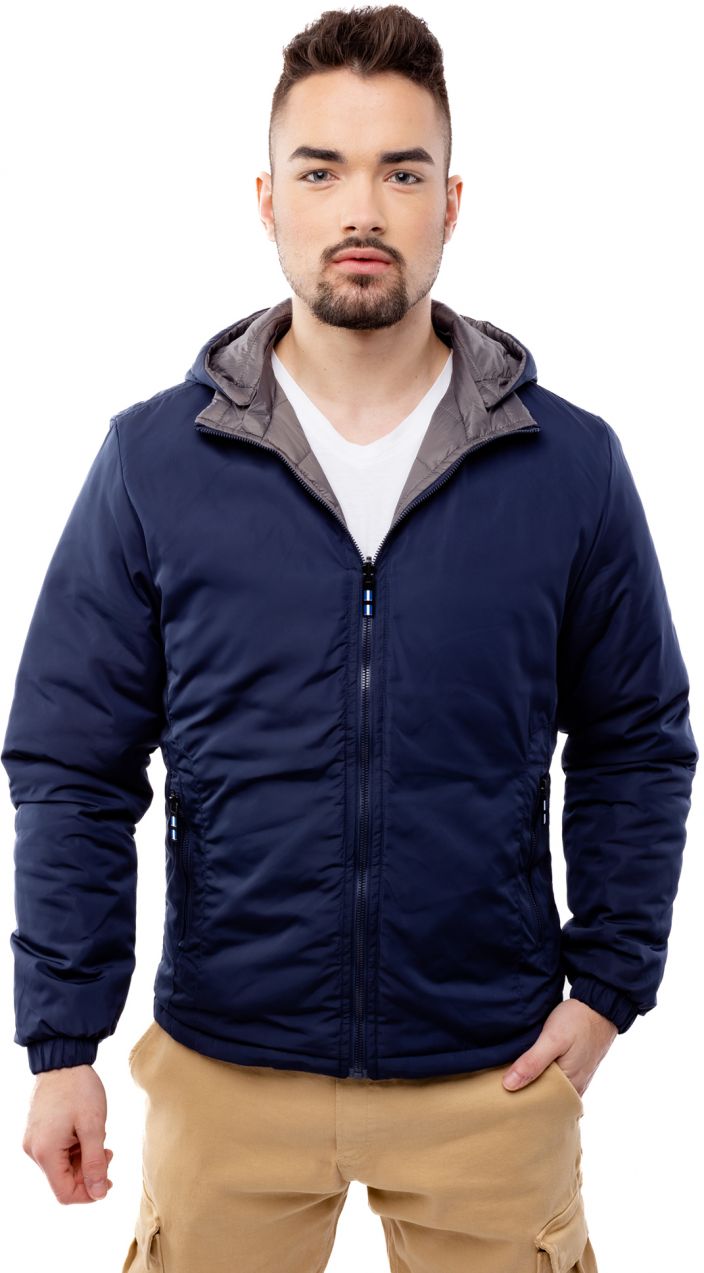 Men's reversible jacket GLANO - dark blue