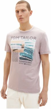 Tričká s krátkym rukávom pre mužov Tom Tailor - ružová