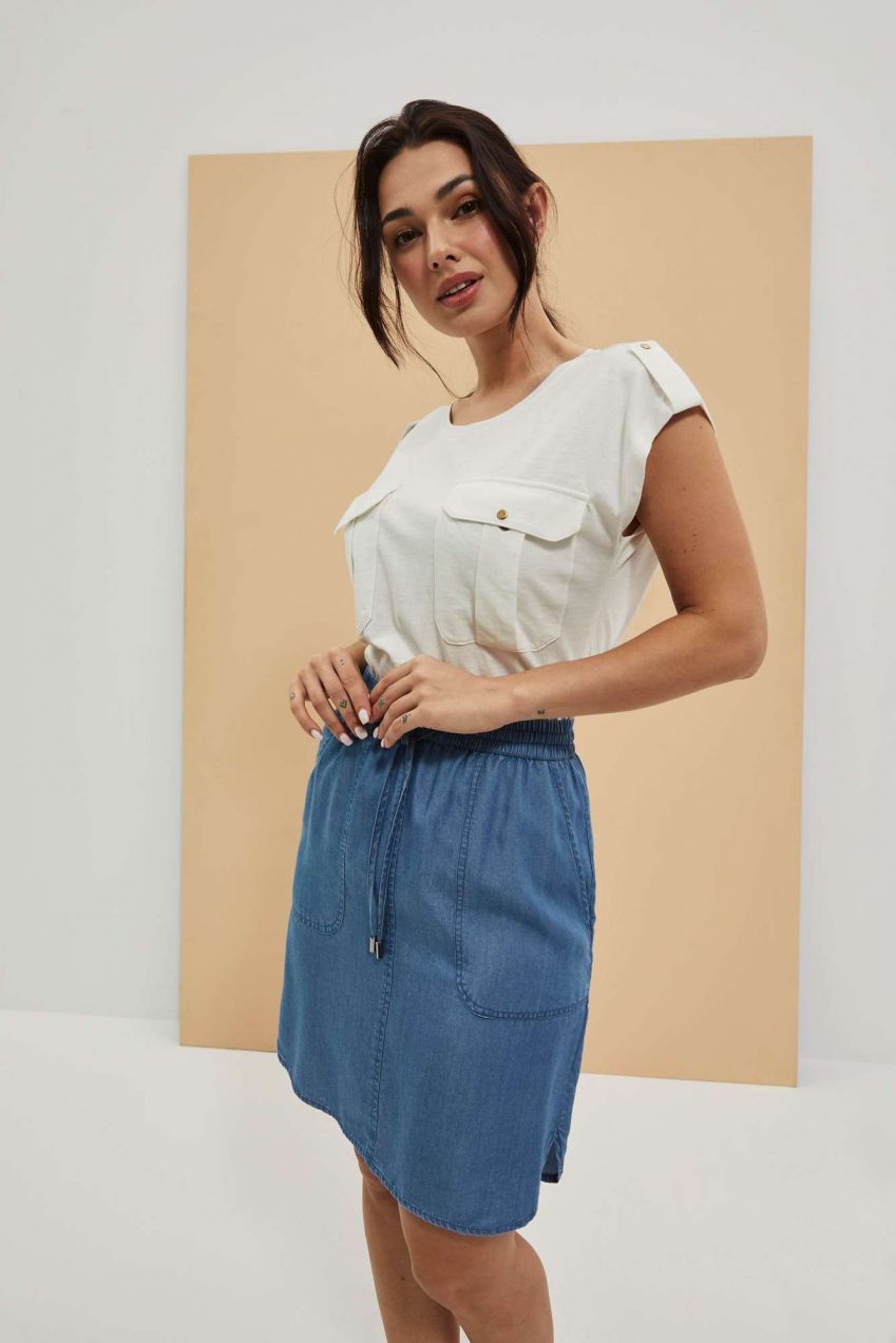 SKIRT L-SC-4005 BLUE