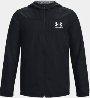 Čierna športová bunda Under Armour UA Sportstyle Windbreaker