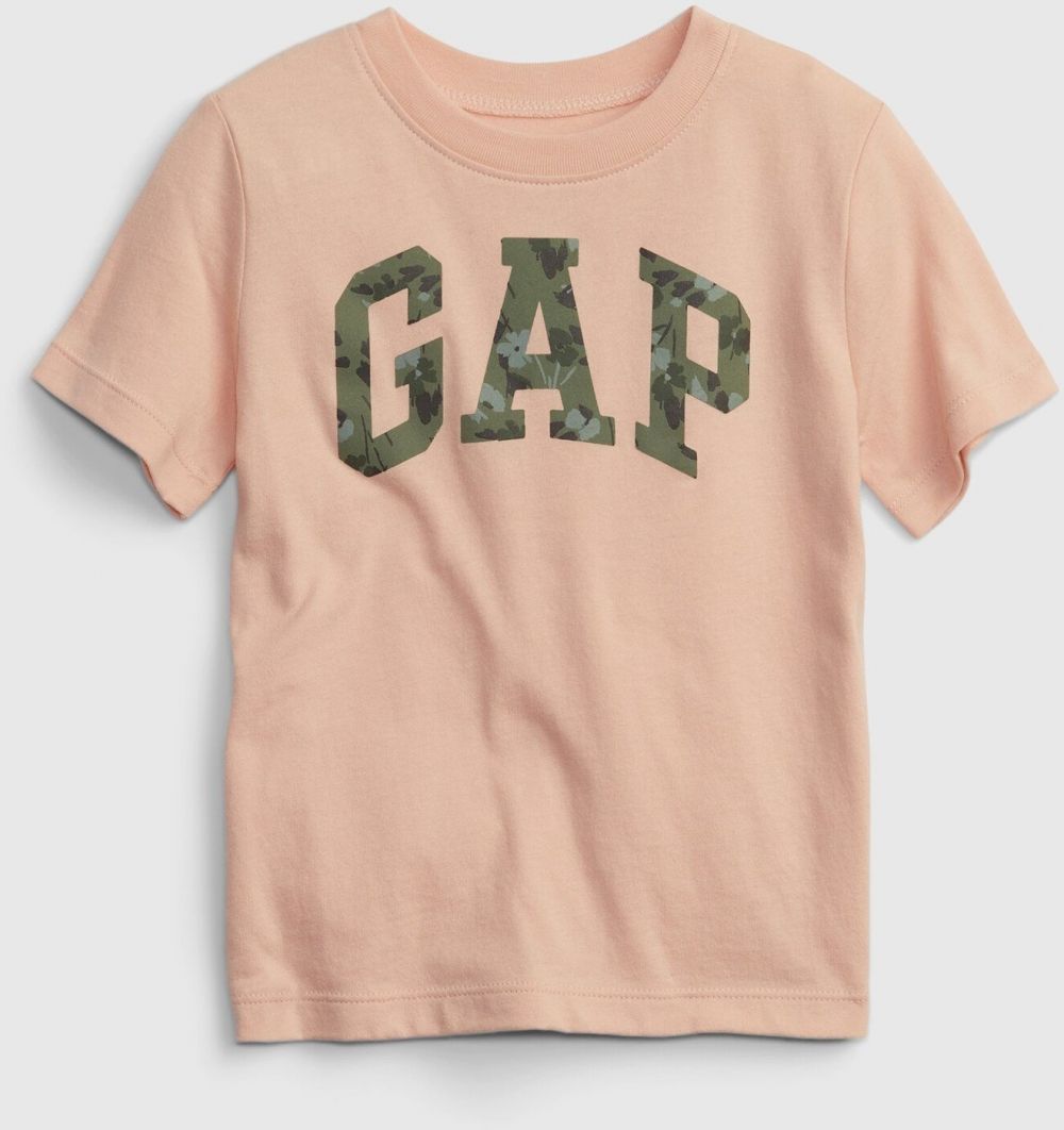 Oranžové chlapčenské bavlnené tričko s logom GAP