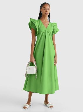 Dámske šaty Tommy Hilfiger Satin