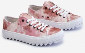 Fashion Low Sneakers Big Star LL274044 Pink-Beige