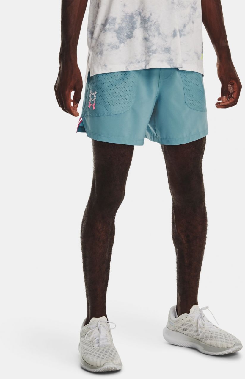 Nohavice a kraťasy pre mužov Under Armour - modrá