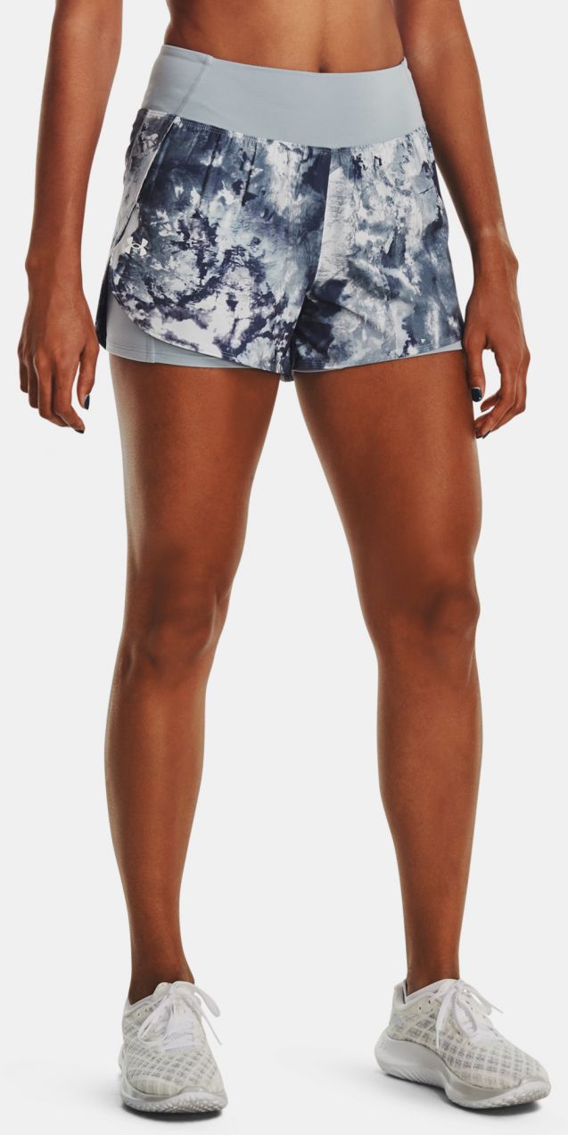 Nohavice a kraťasy pre ženy Under Armour - modrá