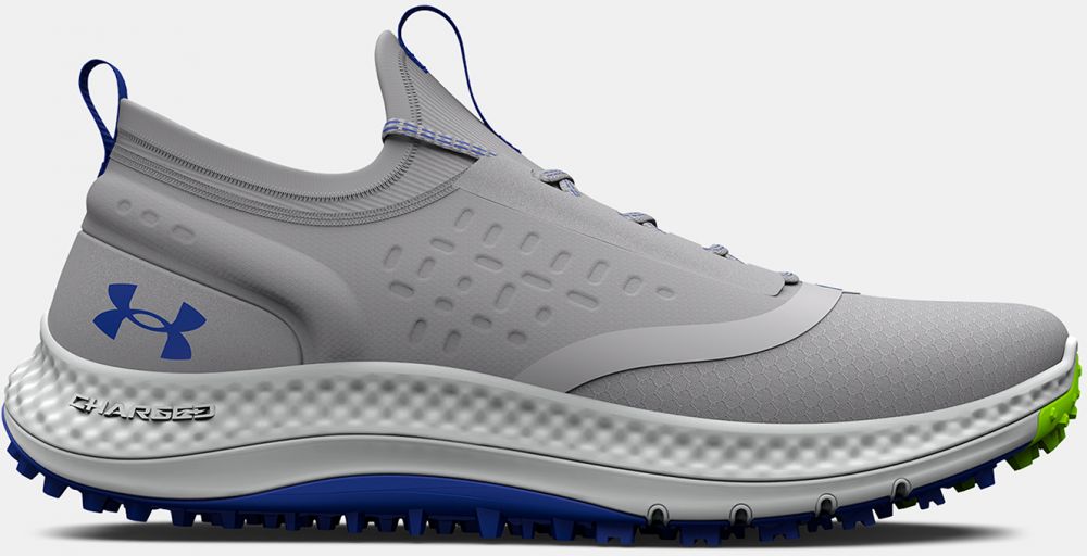 Šedé chlapčenské tenisky Under Armour GS Charged Phantom SL