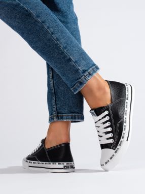 BIG STAR SHOES Classic women's sneakers black Big Star FF274023B