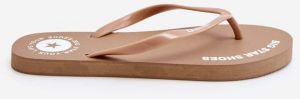 Comfortable flip-flops Big Star LL274796 Beige