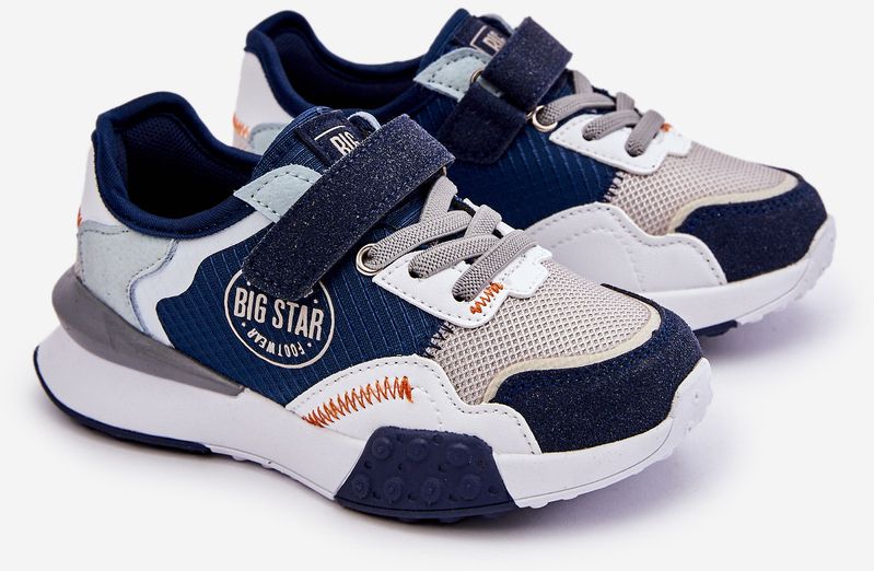 Kids Sneakers Memory Foam System Big Star LL374225 Navy Blue