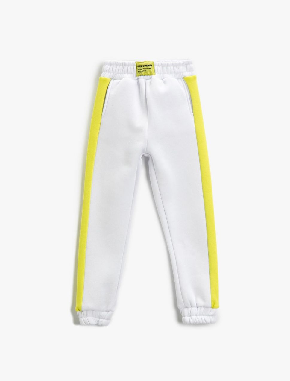Koton Jogger Tepláky Farebný Kontrast, Vrecká, Detail Štítku, Elastický Pás.