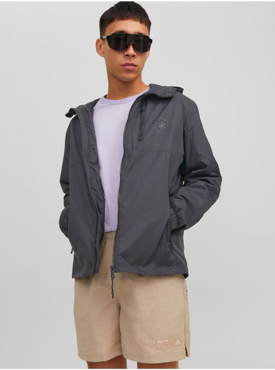 Ľahké bundy pre mužov Jack & Jones - čierna
