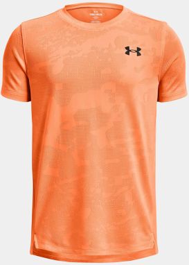 Oranžové chlapčenské tričko Under Armour UA Tech Vent Jacquard SS