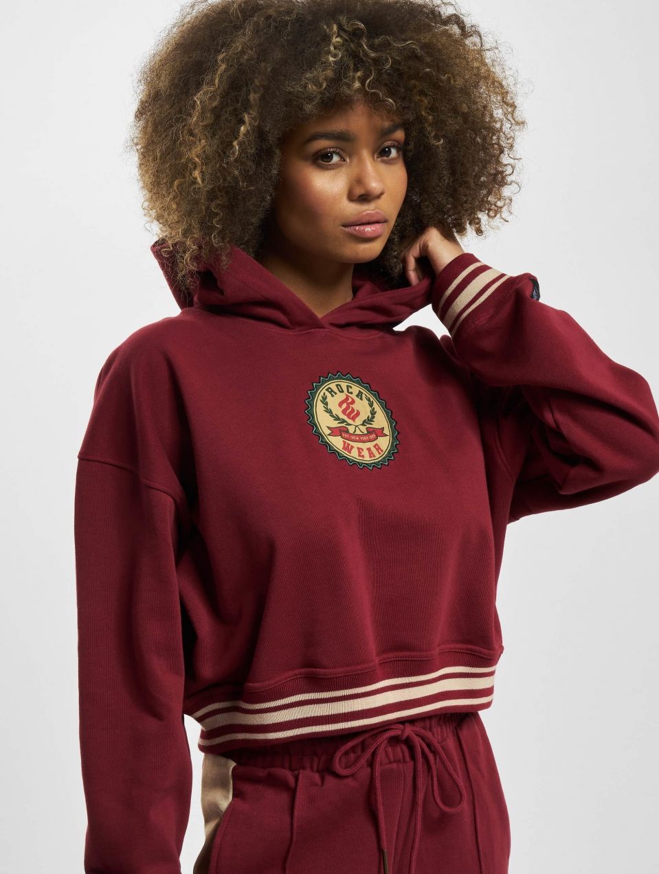 Women's Kansas Hoody Sweatshirt - burgundy