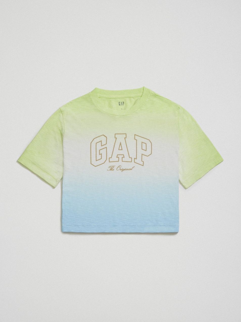 Modro-zelené dámske tričko s logom GAP