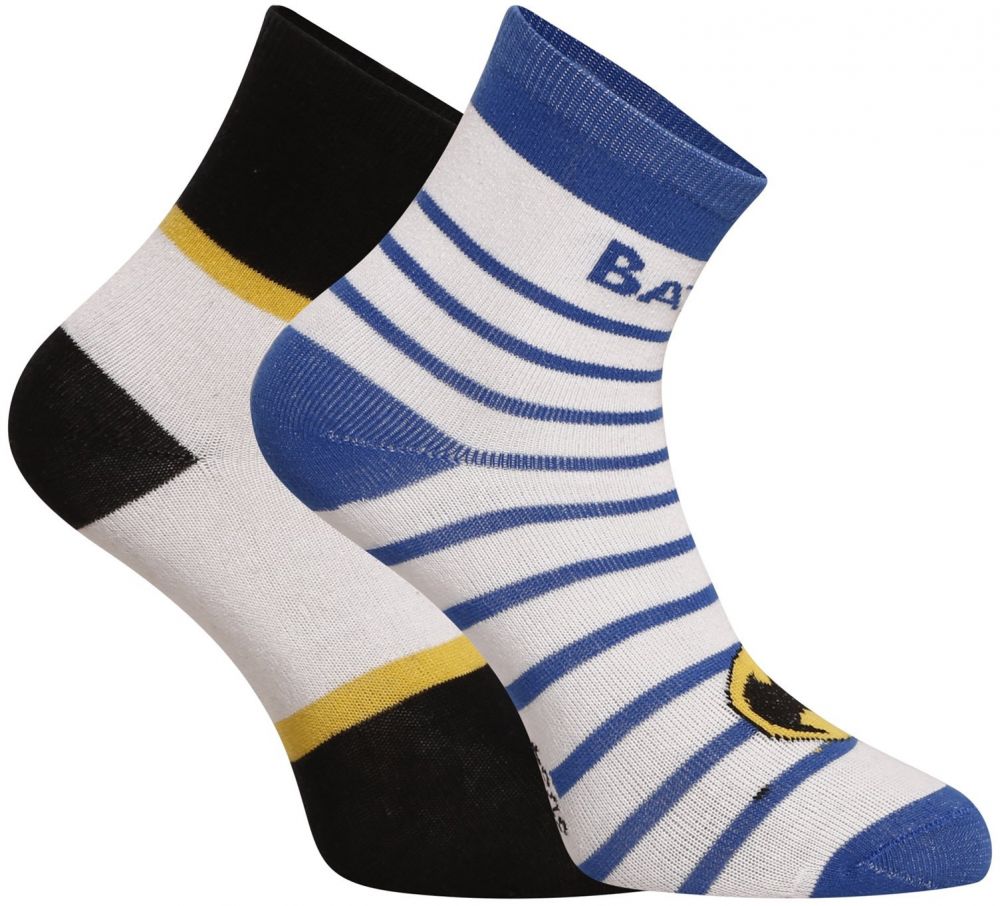 2PACK kids socks E plus M Batman multicolor