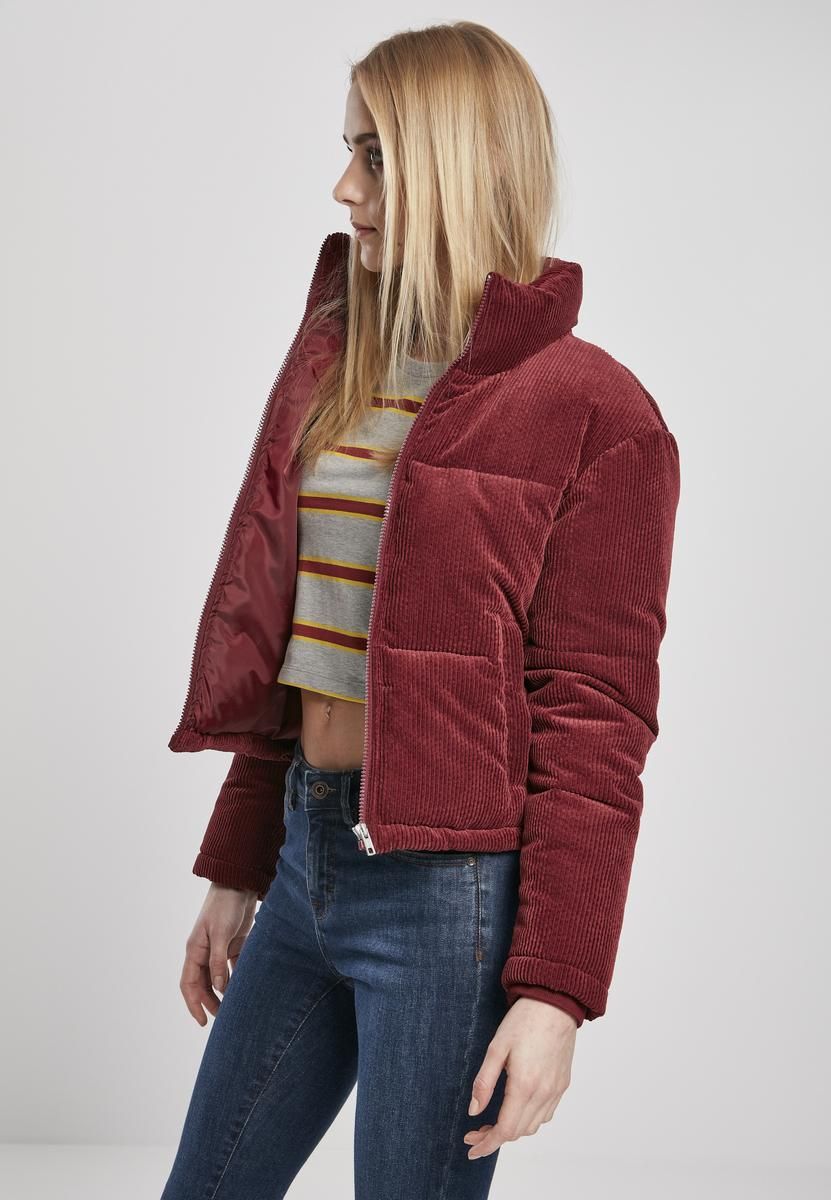 Women's corduroy jacket burgundy