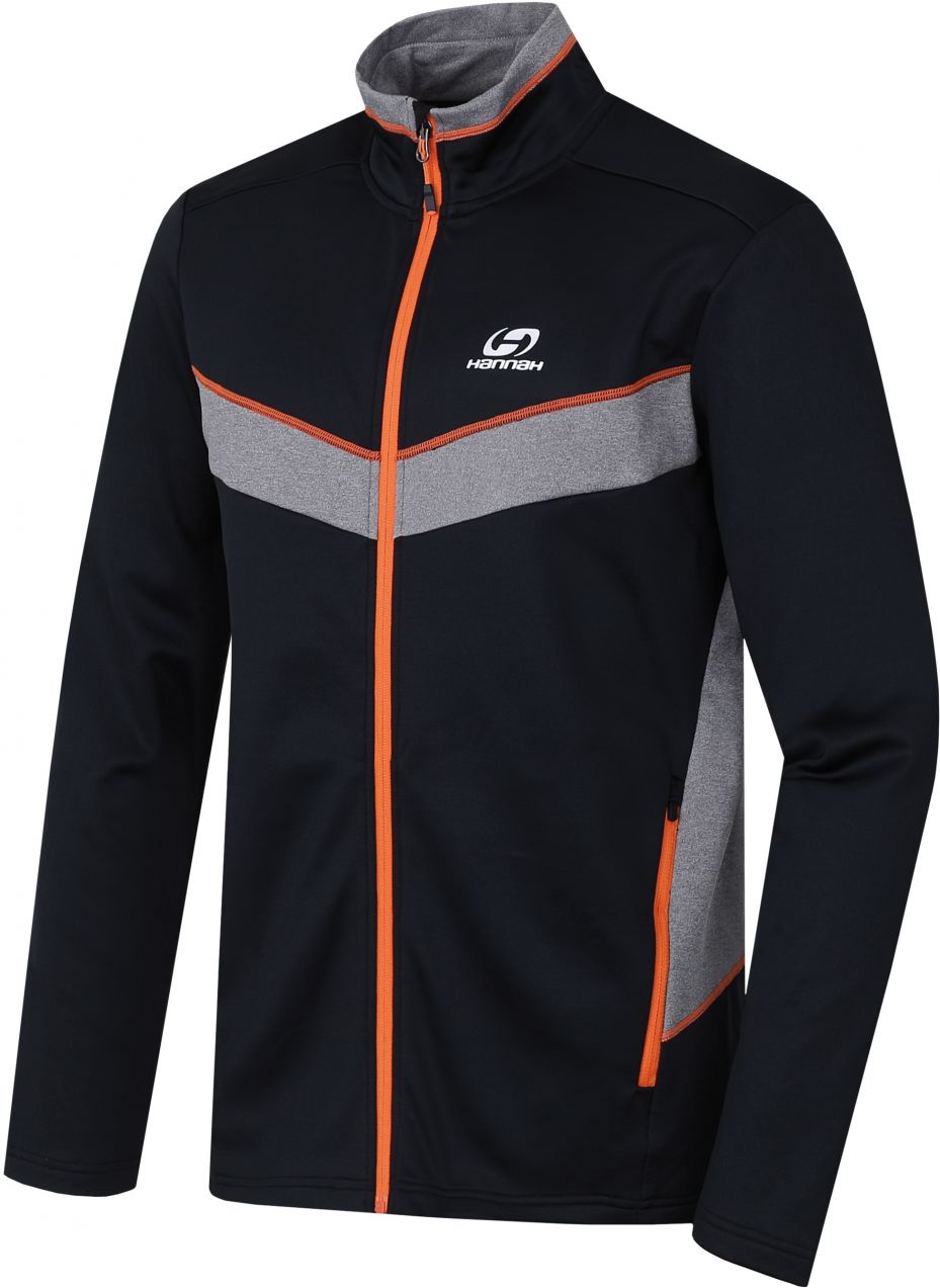 Men's Sweatshirt Hannah TREYVON anthracite (orange)