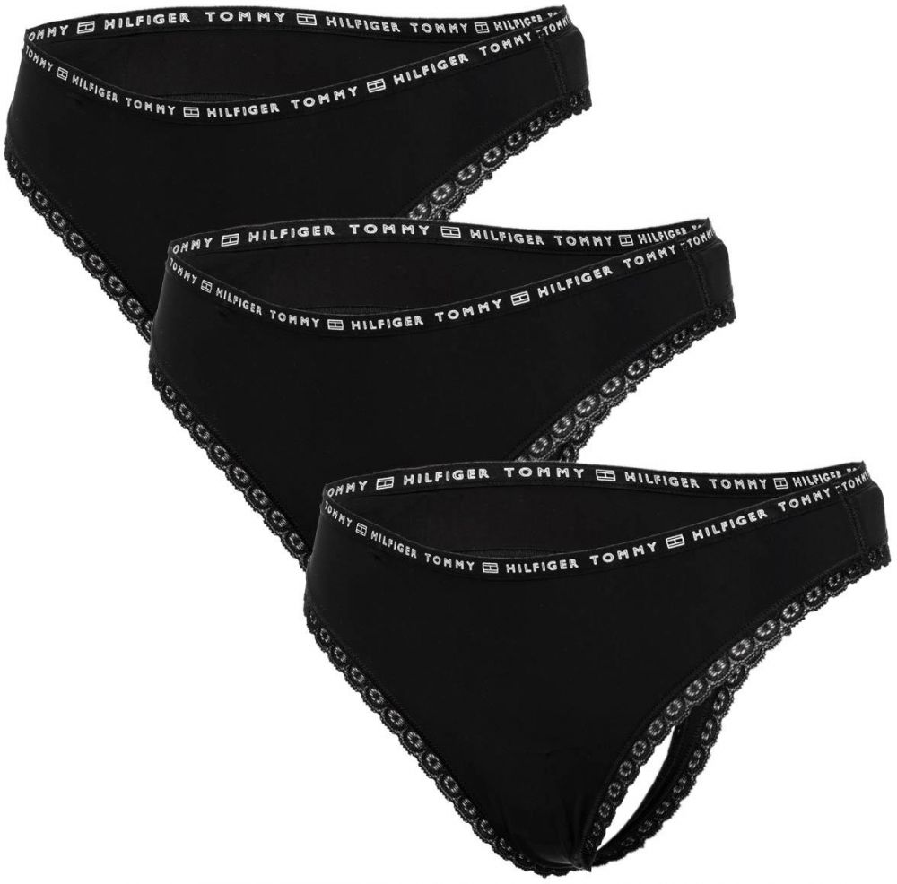 Tommy Hilfiger Woman's 3Pack Thong Brief UW0UW028240R7