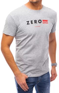Light grey men's T-shirt Dstreet
