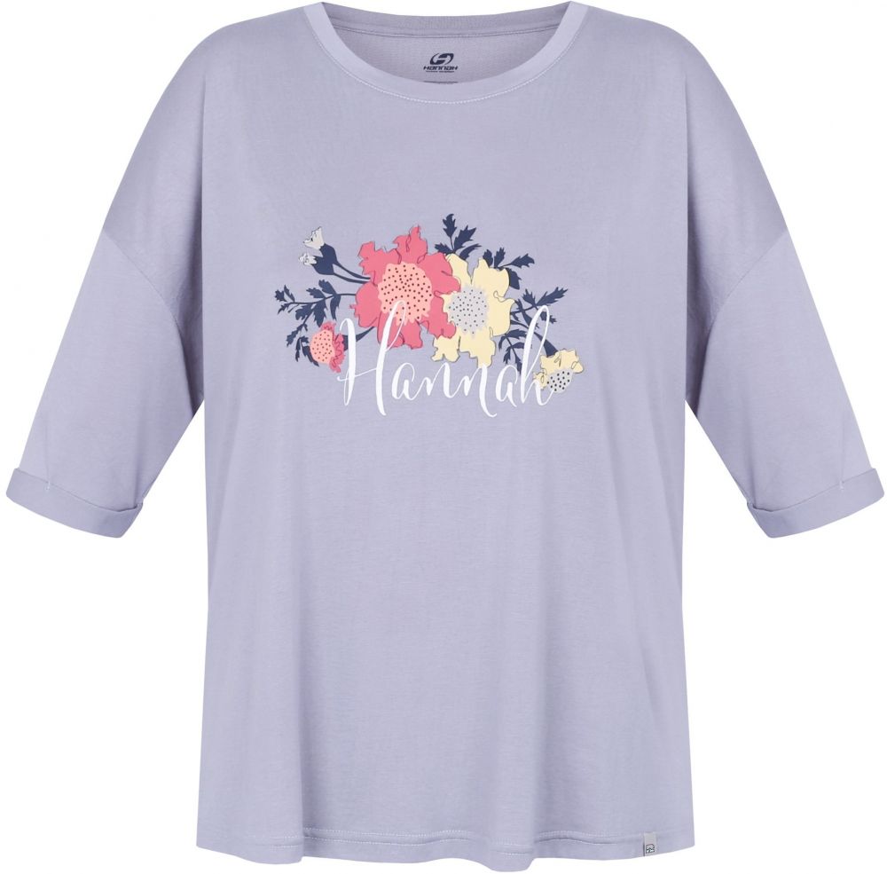 Women's T-shirt with print Hannah CLEA glacier gray
