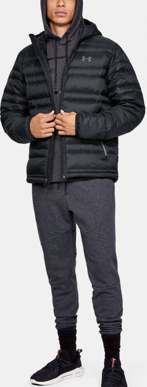 Bunda Under Armour Armour Down Hooded Jkt - čierna
