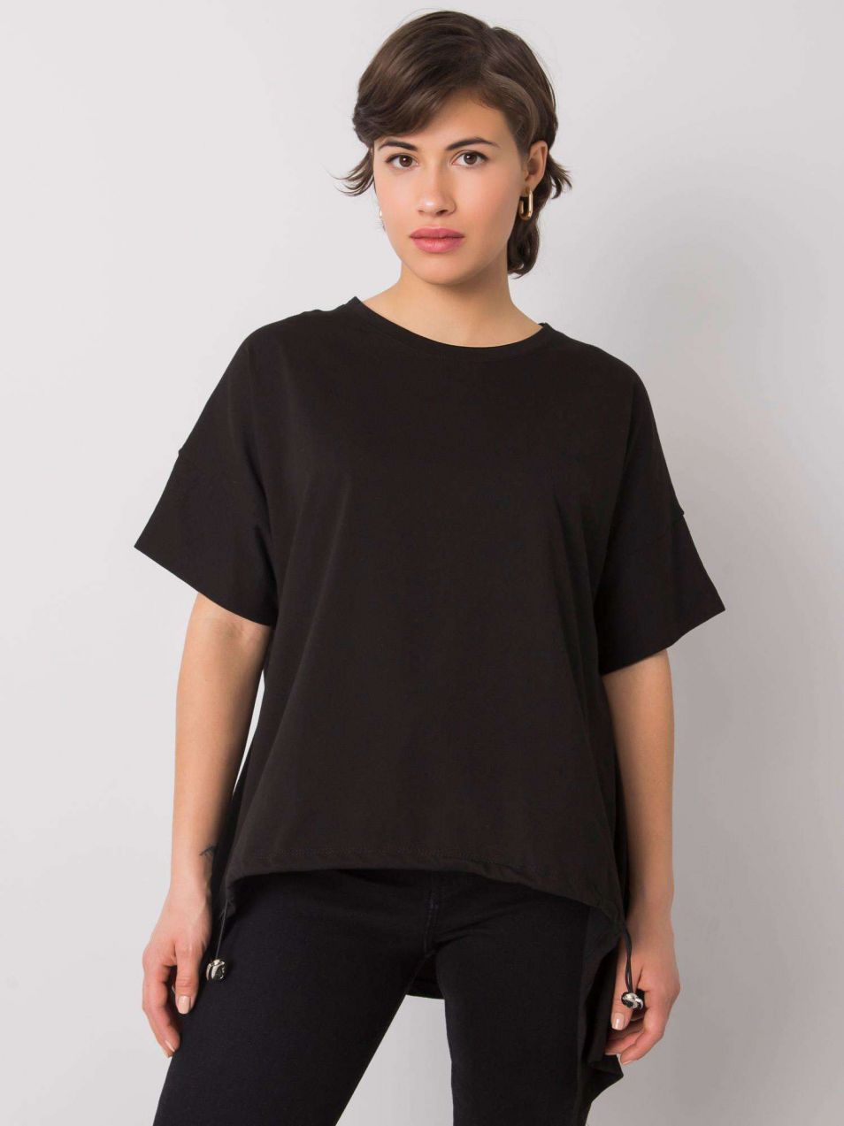 Black T-shirt by Alena RUE PARIS