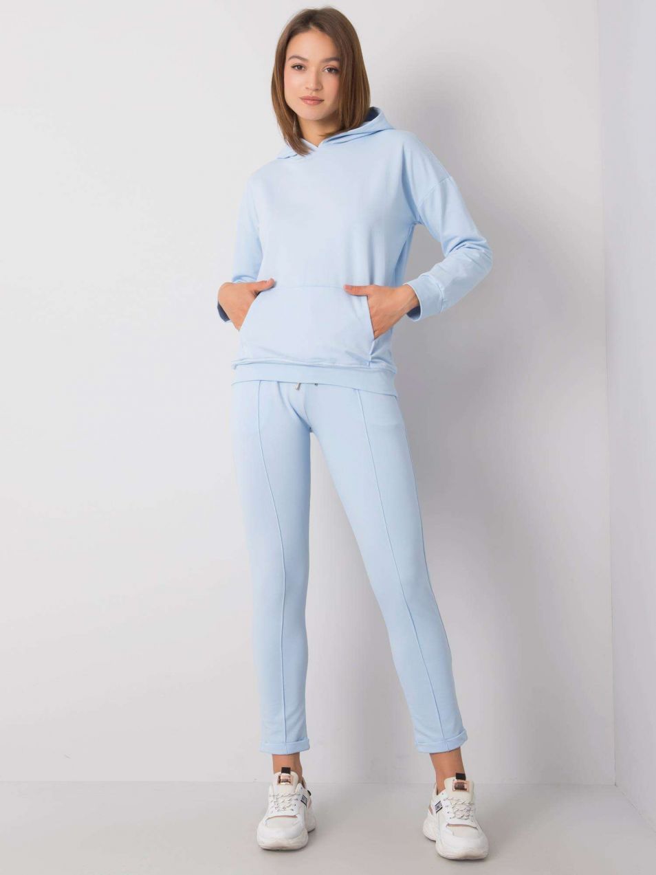 RUE PARIS Light blue casual set