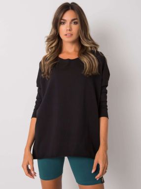 Lady's black cotton blouse