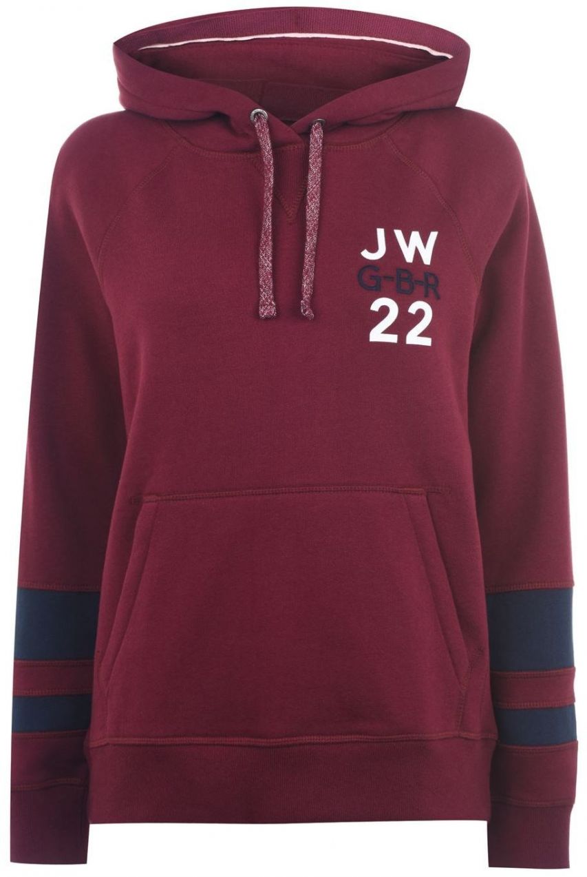 Jack Wills Hazelmere Klasická Mikina s Grafickou Potlačou na Chrbte