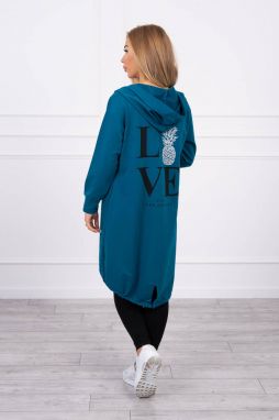 Printed Marine Cardigan
