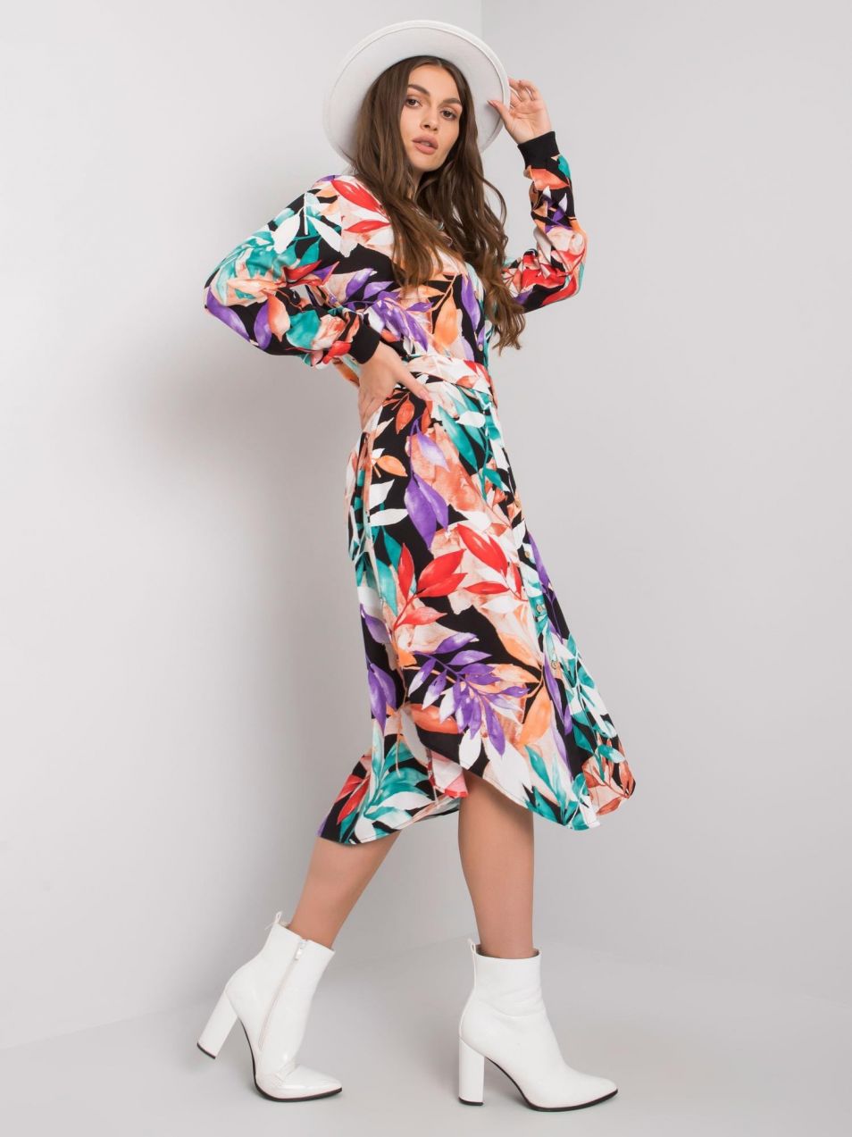 Dámske košeľové šaty Fashionhunters Exotic