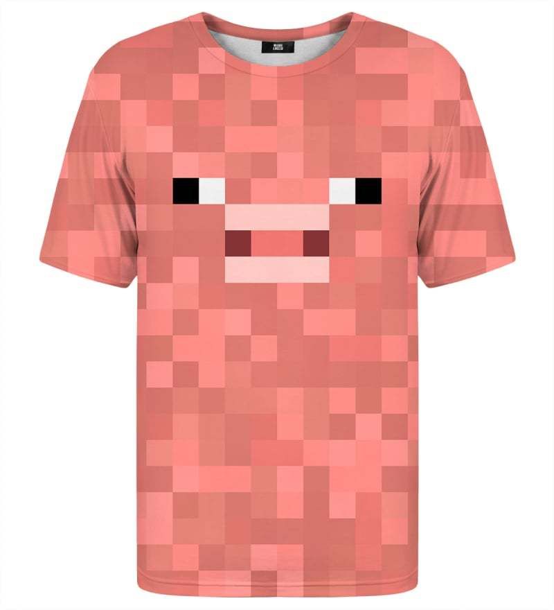 Tričko Pixel Pig pána GUGU a slečny GO Unisex Tsh2355