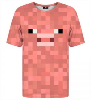 Tričko Pixel Pig pána GUGU a slečny GO Unisex Tsh2355