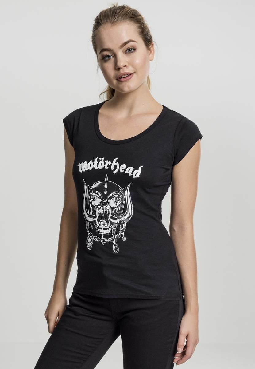 Women's T-shirt with Motörhead logo in black