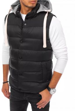 Black Dstreet Men's Hooded Vest