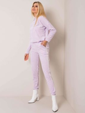 Light purple velour set RUE PARIS