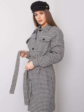 Dámsky kabát Fashionhunters Checkered