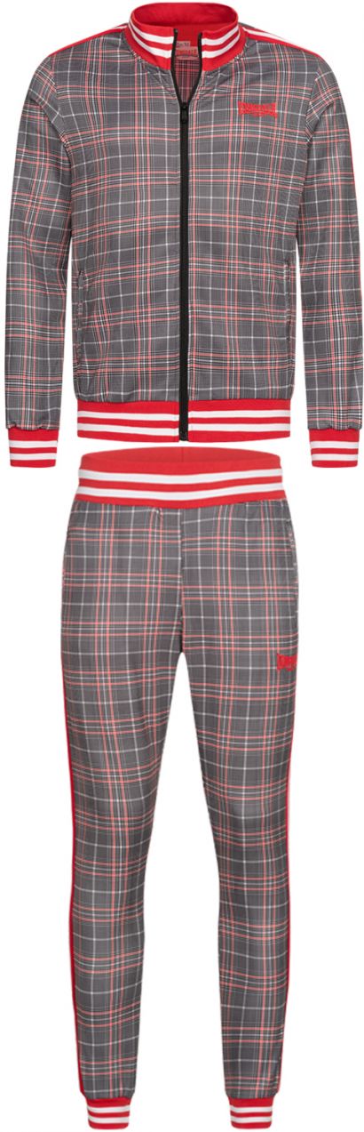Pánska tepláková súprava Lonsdale 117343-White/Black/Red