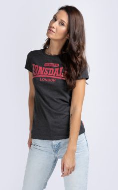 Dámske tričko  Lonsdale 114026-Marl Black