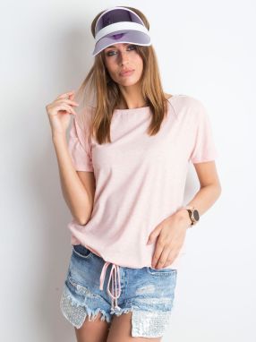 Pink Curiosity Melange T-shirt