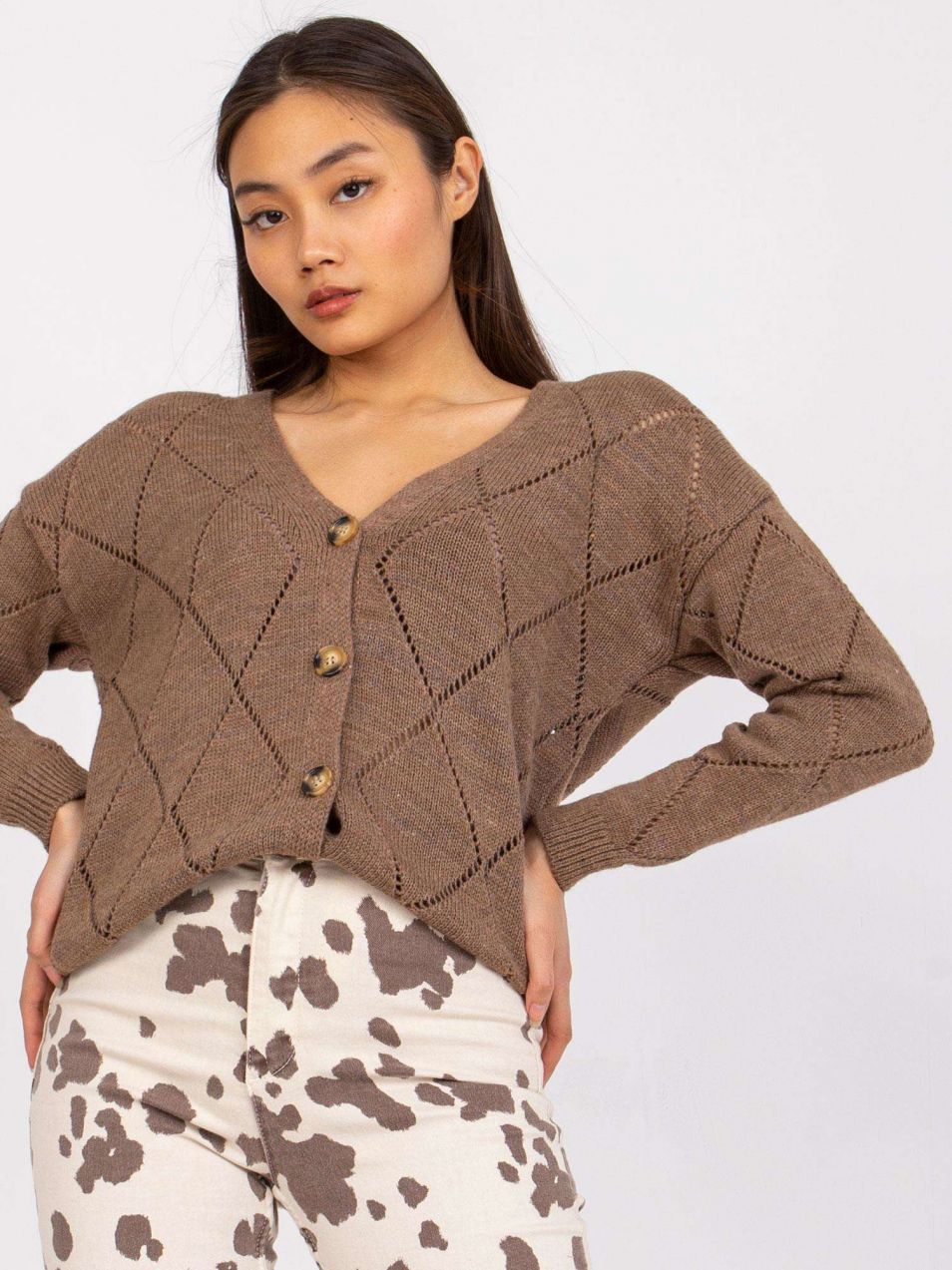 Brown wool sweater Elisabete RUE PARIS