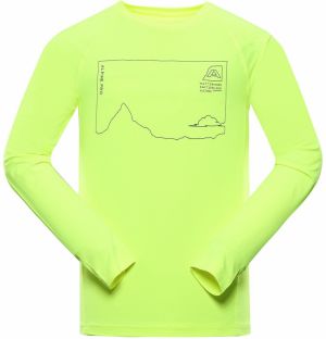 Men's quick-drying T-shirt ALPINE PRO AMAD neon safety yellow variant pb