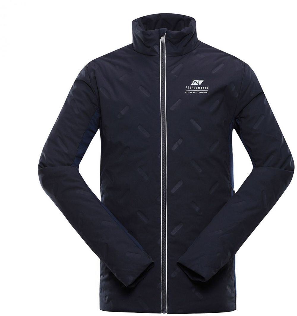 Tmavomodrá pánska outdoorová bunda s úpravou DWR ALPINE PRO Barit
